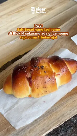 Popup booth cuma sebulan aja! 😍 @Fedbytime #sigerfoodies #kulinerlampung #saltbread  
