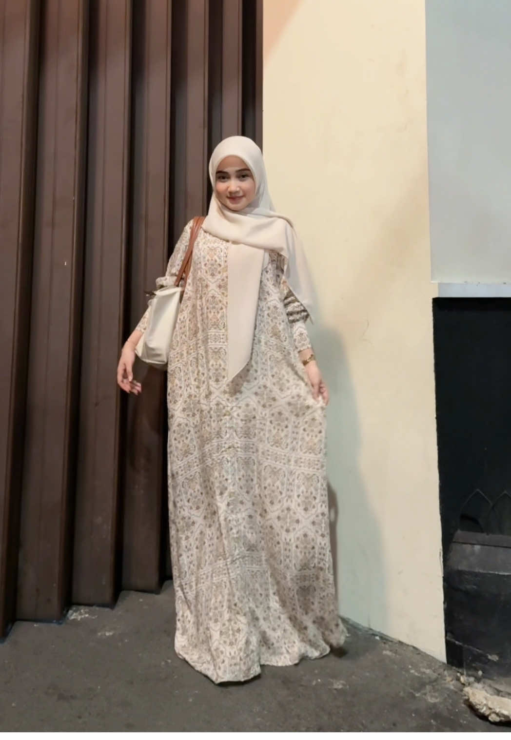 gamisnyaa cantii🤍 #gamis #dress 