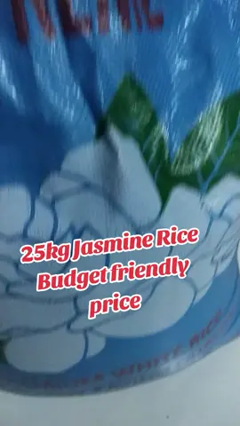 25kg Jasmine Rice Budget friendly price  #jasminerice #tiktok #tiktokaffiliate #fypシ゚ #foryou 