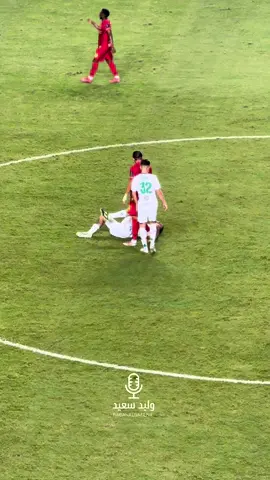 قطعه ابيانيز و اصابته 💚😔 #الاهلي_القادسيه #sportsontiktok #spl 