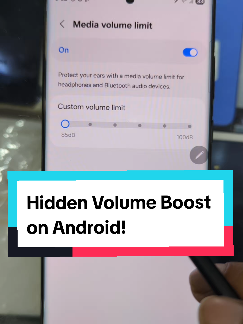 Hidden Volume Boost on Android 🔊. #settings #speaker #boost #samsung #tipsandtricks 