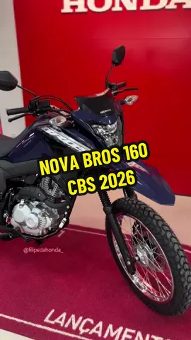 Nova Bros 160 CBS 2026  O que acharam ?  #bros #honda #bros160 #motos 