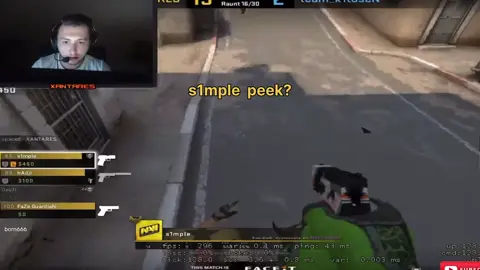 s1mple peek 💀 #s1mple #csgo #goat #симпл #prime 