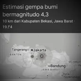 GEMPA! di jakarta Jawa Barat gempa yang lumayan besar. pada tanggal 20 Agustus 2025 kalian kerasa GK?#