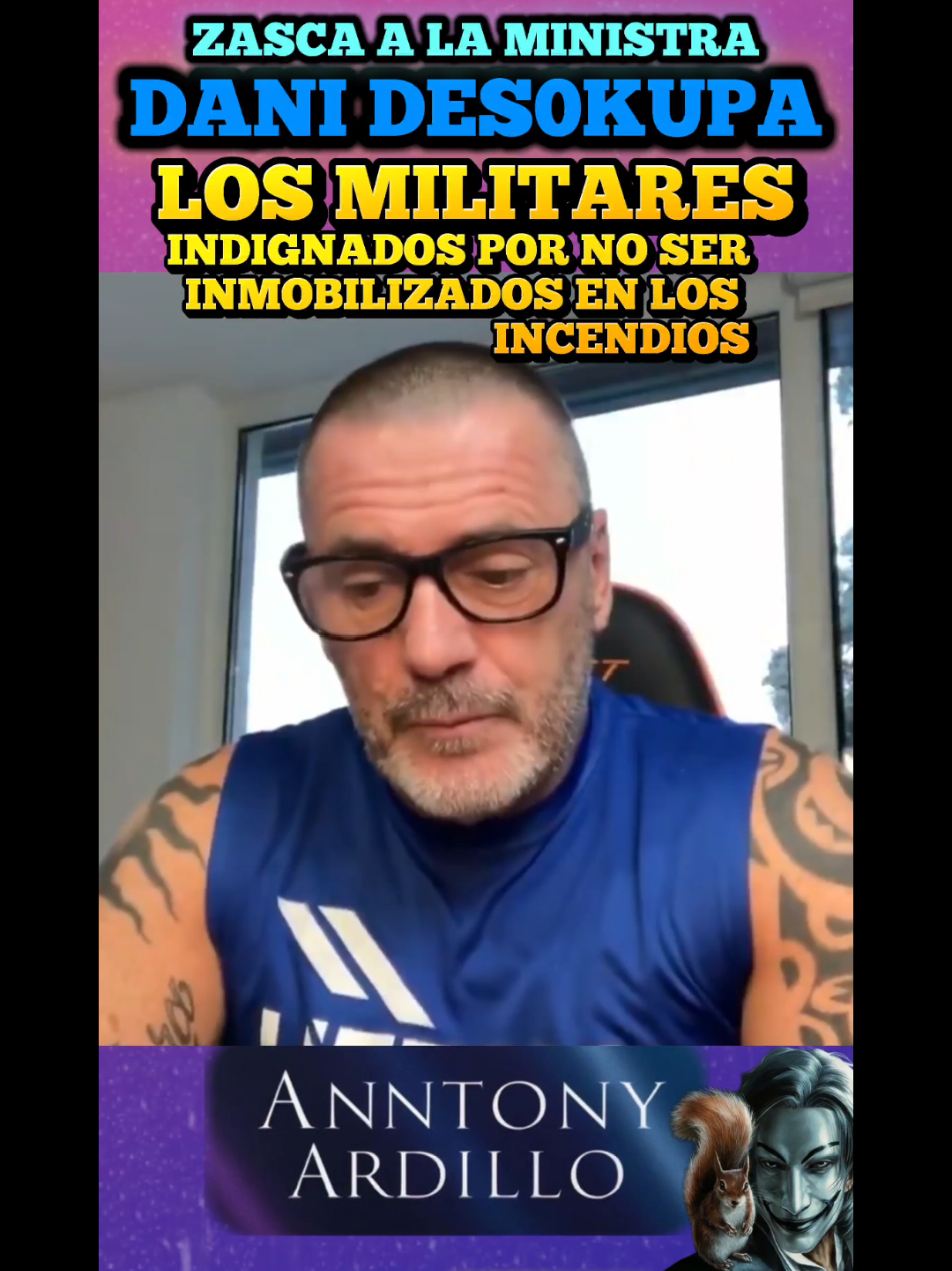 DANI ESTEVE TRANSMITE MENSAJE DE MILITARES POR MEDIO DE ATME , LA HISTORIA SE REPITE , LOS MILITARES QUIEREN AYUDAR EN LOS INCENDIOS Y SE INDIGNAN QUE NO SEAN DESPLEGADOS @Macmilan 