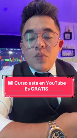 Mi curso de trading es totalmente GRATIS 📚💡 Y sabes qué es lo mejor… que está en YouTube, una plataforma que también es GRATIS y accesible para cualquiera. 👉 Allí te explico paso a paso mi metodología de operaciones, desde cero y con ejemplos reales. Y si además quieres operar GRATIS conmigo en vivo, el acceso lo encuentras ahora mismo en mi perfil. #t#tradingt#tradinggratisa#aprendetradingt#tradingenespañolt#traderslatinos