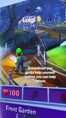 Bros not scared no more 🙏 #mario #luigi #luigismansion #relateable #manpower 