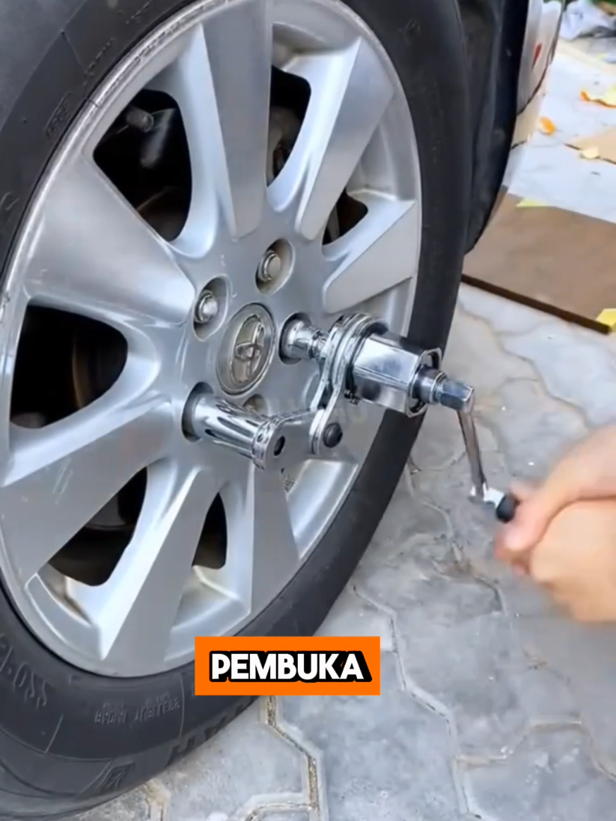 kunci pembuka ban mobil 1Set Lug Nut Remover 1/2 Inch Multiplier Wrench  Torsional Torque Alat Perbaikan Mobil 