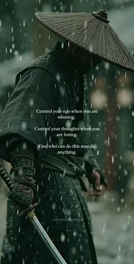 Victory and defeat are but passing seasons in a man’s life, and neither reveals his true strength as much as how he carries himself through them.  To master the ego in triumph is to remember that fortune is fleeting, and pride will only blind you to the greater path ahead.  To master the mind in loss is to see that no failure is final unless you consent to it, for the will can always rise again.  The man who remains steady in both moments is free, for he is no longer a servant to circumstance.  Such a man does not chase the highs nor drown in the lows—he walks his path with balance, and in that balance lies the power to endure, to create, and to overcome.