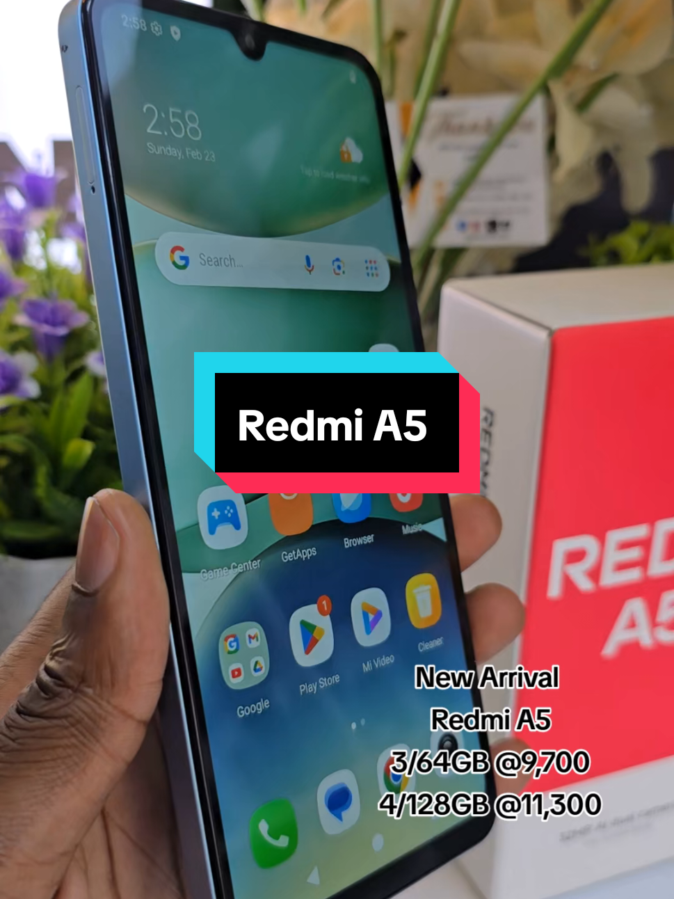 Redmi A5 4G 3GB 64GB @9,700 4GB 128GB @ 11,300 Display: 6.88 inches, IPS LCD Main Camera: 32MP + Auxiliary Lens Selfie Lens: 8MP OS: Android 15 (Go edition), HyperOS Chipset: Unisoc T7250 (12 nm) Connectivity: 2 SIM, 4G, Wifi, Bluetooth 5.2, USB-C 2.0 Battery: 5200mAh, 15W wired. Colors: Black,Blue Call 0741_944_913  Call 0780_502_434  Whtsp 0794-420-410  Located at tumaini house 2nd floor behind kencom along moi avenue  #phoneflexke #unboxing #xiaomi #redmia5 #phone 