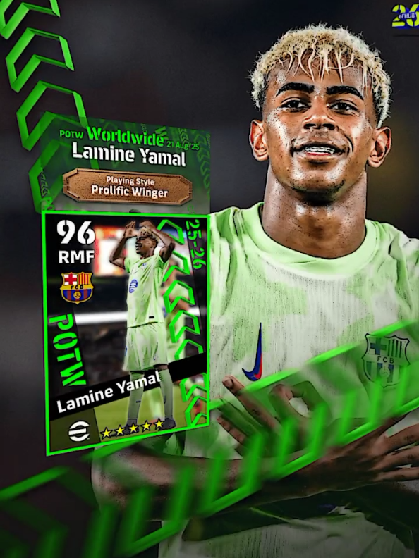 🆕 POTW: Worldwide 21 Aug ‘25 🇳🇱 Tijjani Reijnders (No Look Pass)    ⤷ with Booster 🇪🇸 Lamine Yamal (Prolific Winger) 🇫🇷 Hugo Ekitike (Through Passing) follow kami yaa untuk info menarik seputar efootball lainnya 🤘🏻 #POTW  #efootballmobile #efootball #efootball2026 #fyp