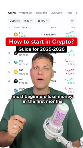 How to start crypto — guide for this and next year. No financial advice, always do your own research. #crypto #altcoins #bitcoin