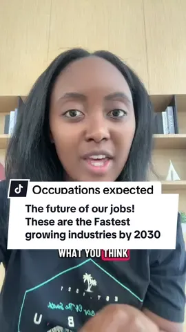 The future of our jobs by 2030!  #careerswithsylvie #newjob #upskill #ai #joblife 