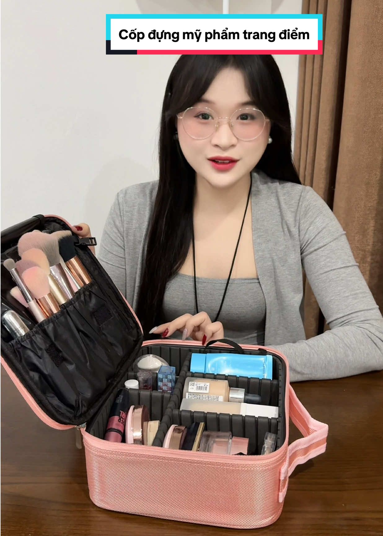 Cốp đựng mỹ phẩm tiện dụng giá rẻ #coptrangdiem #copmypham #copdungmypham #copmakeup #cogaimattit