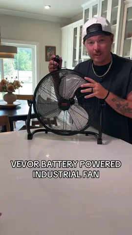 This cordless fan from Vevor is AMAZING! #vevor #fan #cordlessfan #vevortools 