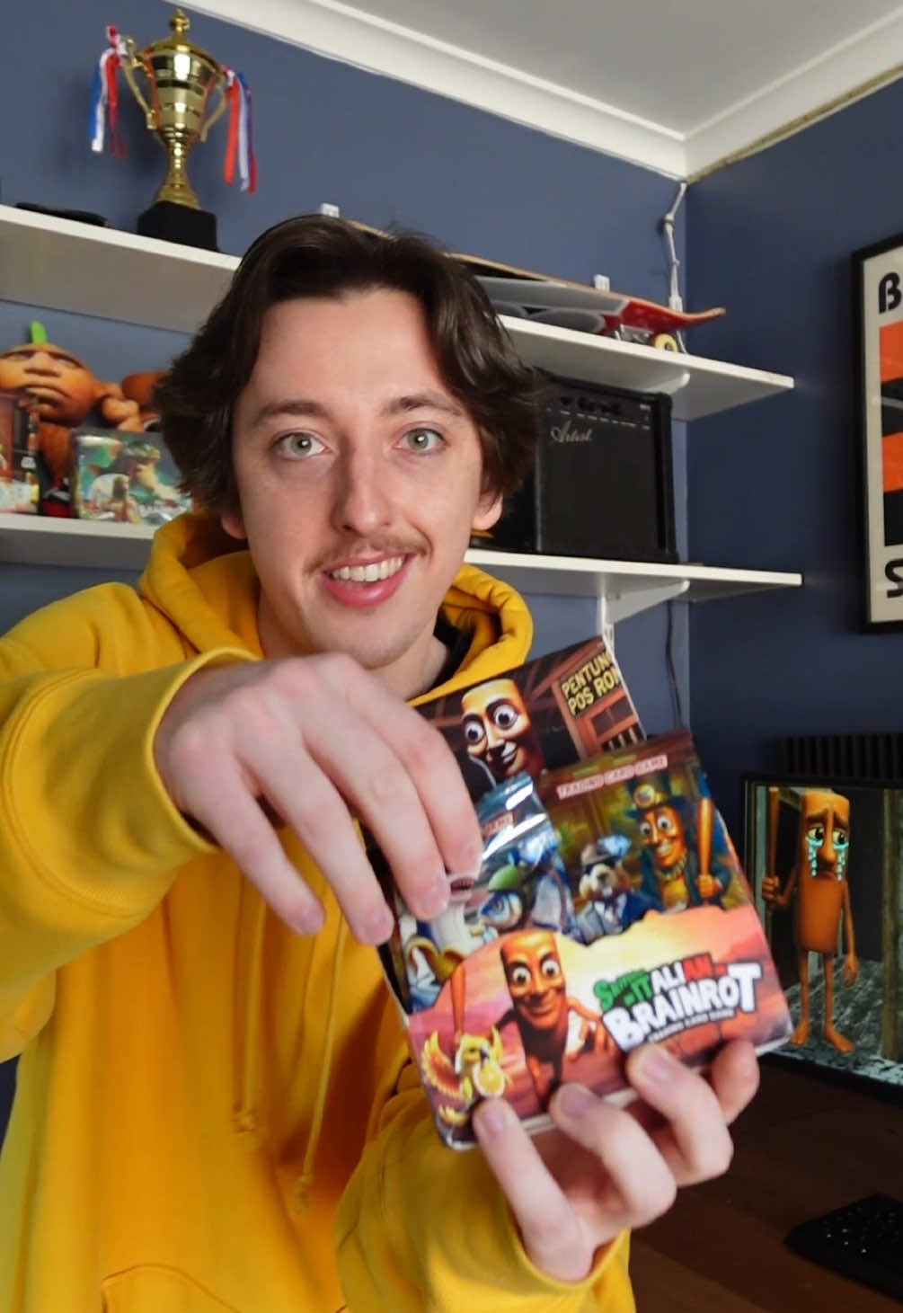 DAY 1 ITALIAN BRAINROT BOOSTER BOX 😂#italianbrainrot #brainrot #memes #unboxing #cards 