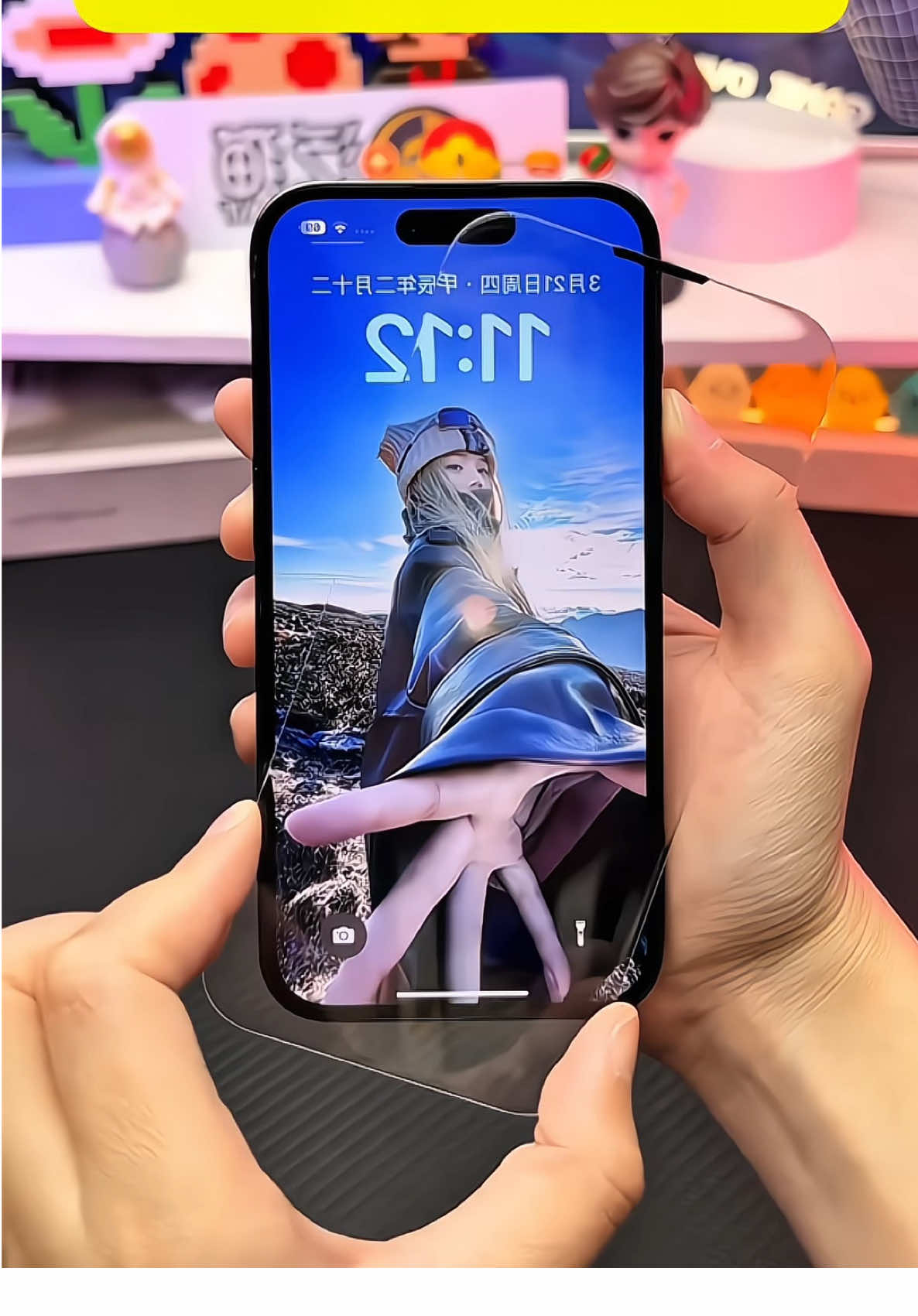 Cường lực không viền đen ,full màn em lại về nhiều ạ #kinhcuongluciphone #cuongluckingkong #cuongluc #cuongluctudan #cuongluckhongvienden 