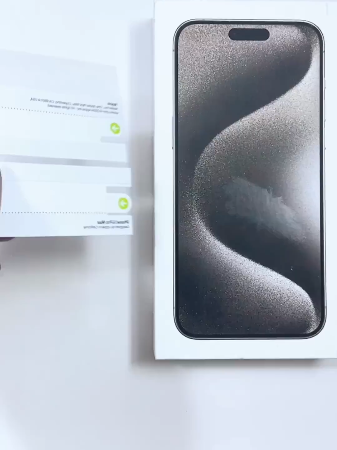 0723. Looks Like New! iPhone Box Seal Stickers Uncovered