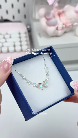 Lắc tay bạc nơ Bảo Ngọc Jewelry #lactaybac #coquette #baongocjewelry #vongtaybac #quatang 