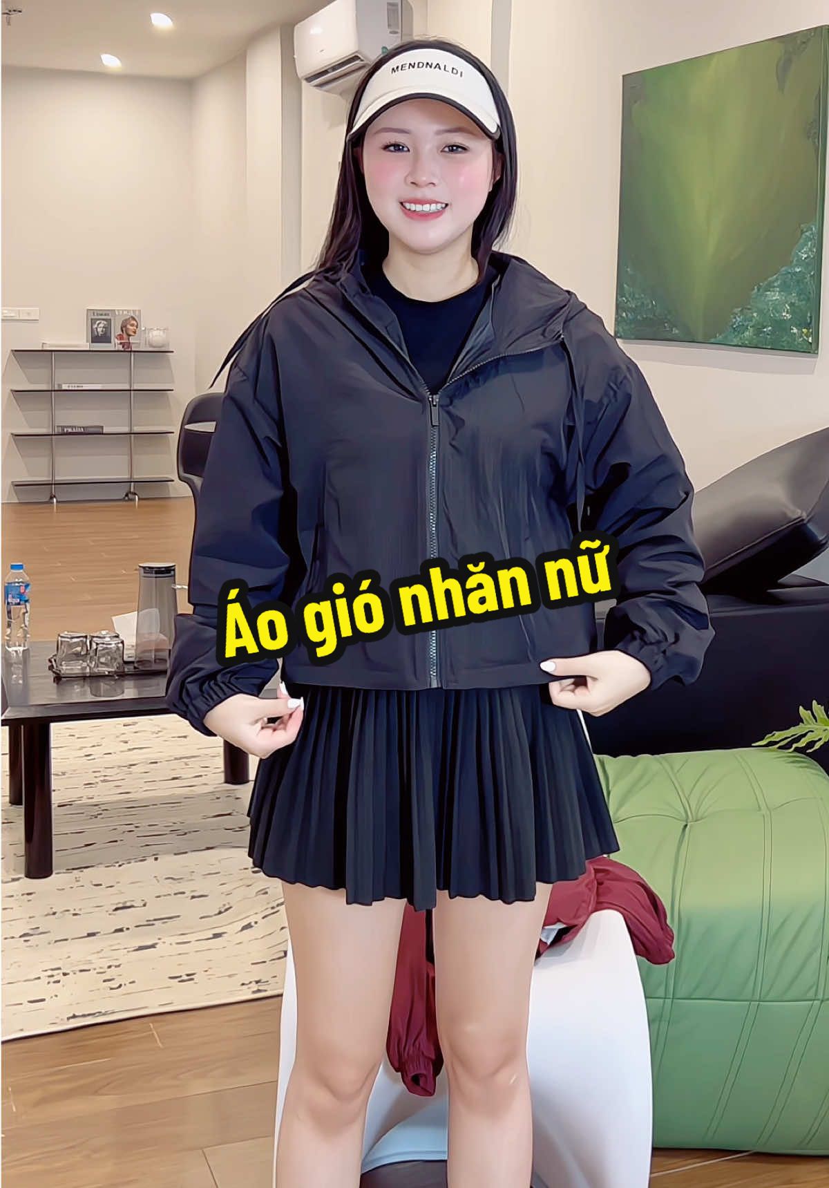 Áo gió nhăn chất chuẩn lại còn chống nước quá là ưng luôn #aogionu #aogiochongnuoc #aogionu #trangemireview #fyp 