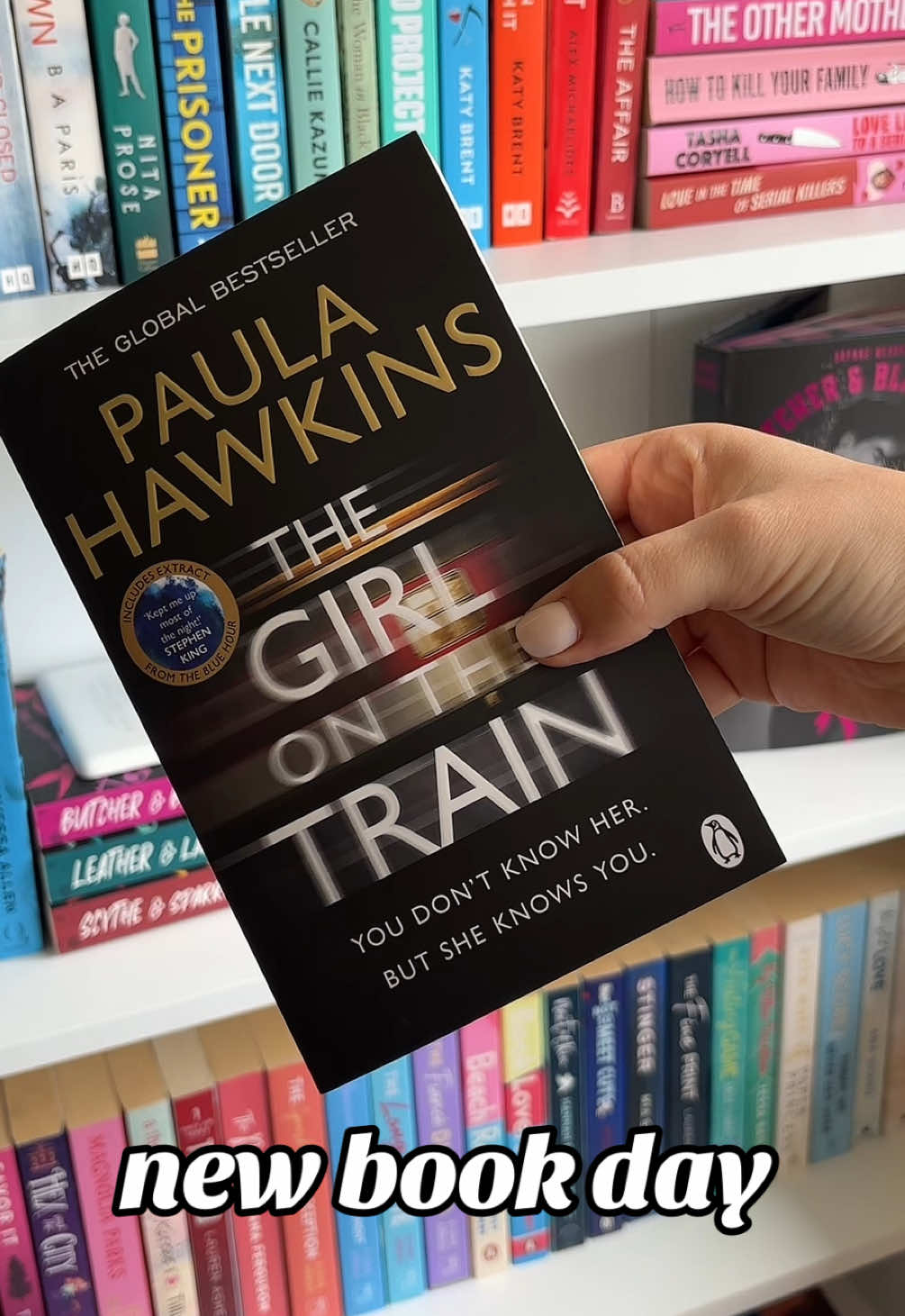 I can’t wait to read this!  #thegirlonthetrain #paulahawkins #thriller #thrillerbooks #newbook 