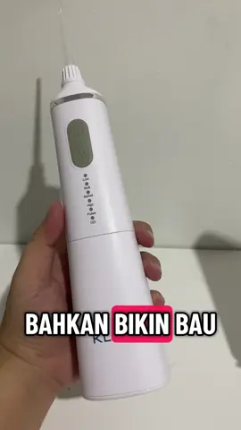 Jangan biarkan sisa makanan nyangkut bikin gigi rusak dan bau mulut! ✋🦷 Gunakan Klar Tooth Flosser Aquapulse solusi bersihin sela gigi dengan praktis #klar #rekomendasiflosser #toothflosser #kesehatangigi 