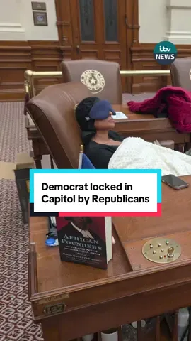Texas Democrat Nicole Collier has spent two nights locked inside the state Capitol after refusing to leave under police escort.  Republicans say it’s to force a vote on new congressional maps — Democrats say those maps are designed to cement GOP power for years. @Sam Leader explains #TexasPolitics #Redistricting