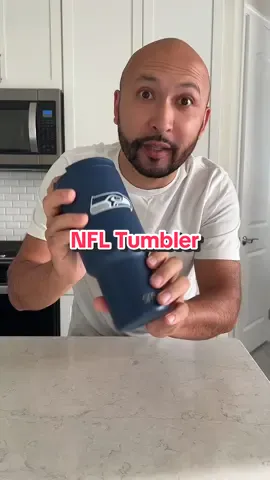 This Tumbler comes with all official NFL teams and keep my drinks cold 🥶 #nfltumbler #tumbler #nflteamstumbler #tiktokshopcreatorpicks #nflteams #nfl #giftforhim 