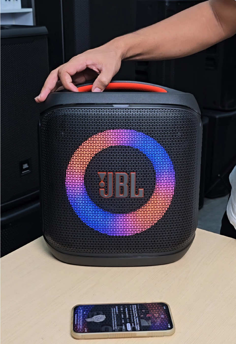Small Best Portable Speaker 🔊 | JBL PartyBox Encore Essential 2 🔥 #bluetoothspeaker #jblspeaker #portablespeaker #sound #videoviral 