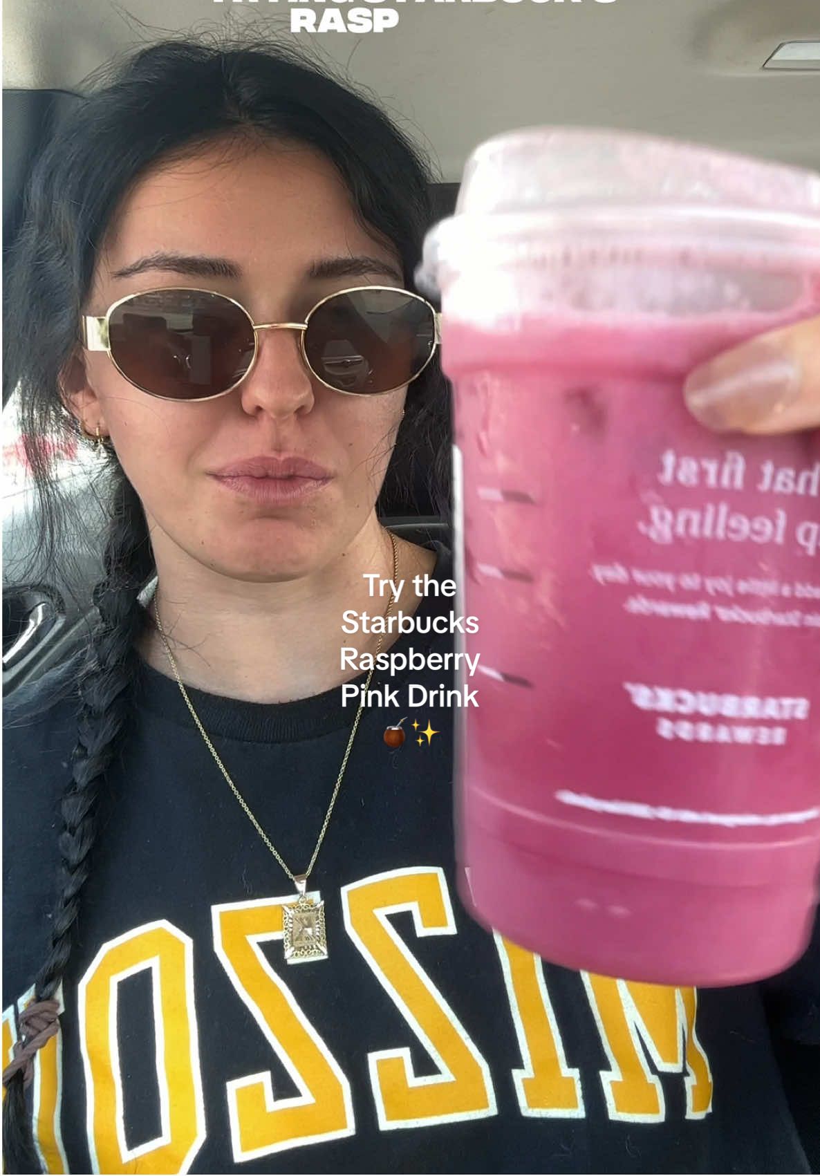 @Starbucks this is literally amazing pls don't ever get rid of the raspberry syrup!! #StarbucksDrink #PinkDrink #SecretMenu #DrinkTok #raspberry 