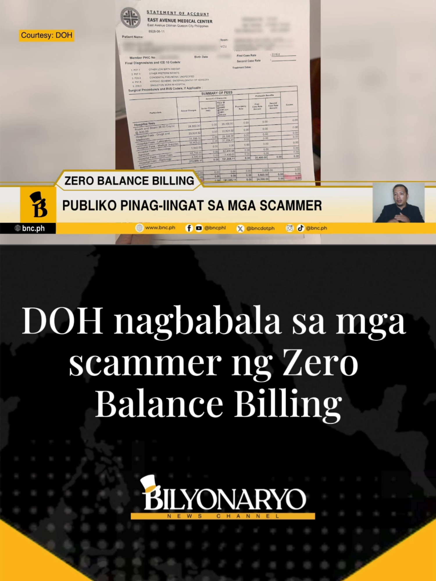 #Agenda | Pinag-iingat ng Health Department ang publiko laban sa mga scammer. Ang kanilang posibleng bagong modus — maging taga-lakad o fixer ng 'Zero Balance Billing' policy. Narito ang Agenda report ni Pier Pastor. #HealthDepartment #scammer  #ZeroBalanceBilling #policy #fyp #foryoupage #fypage #tiktokph #tiktokphilippines #news #phnews #bnc #bilyonaryonewschannel #Philippines