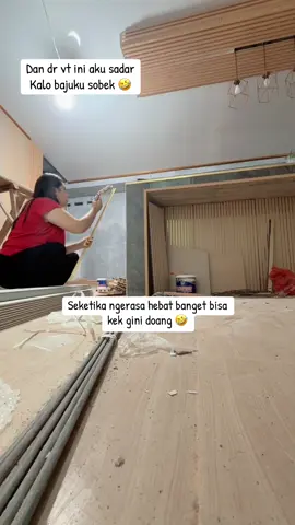 Ngrasa faedah aja gtu bsa masang gnian doang 🤣#fyp#dapurminimalis #minibar #dapur #homeliving 