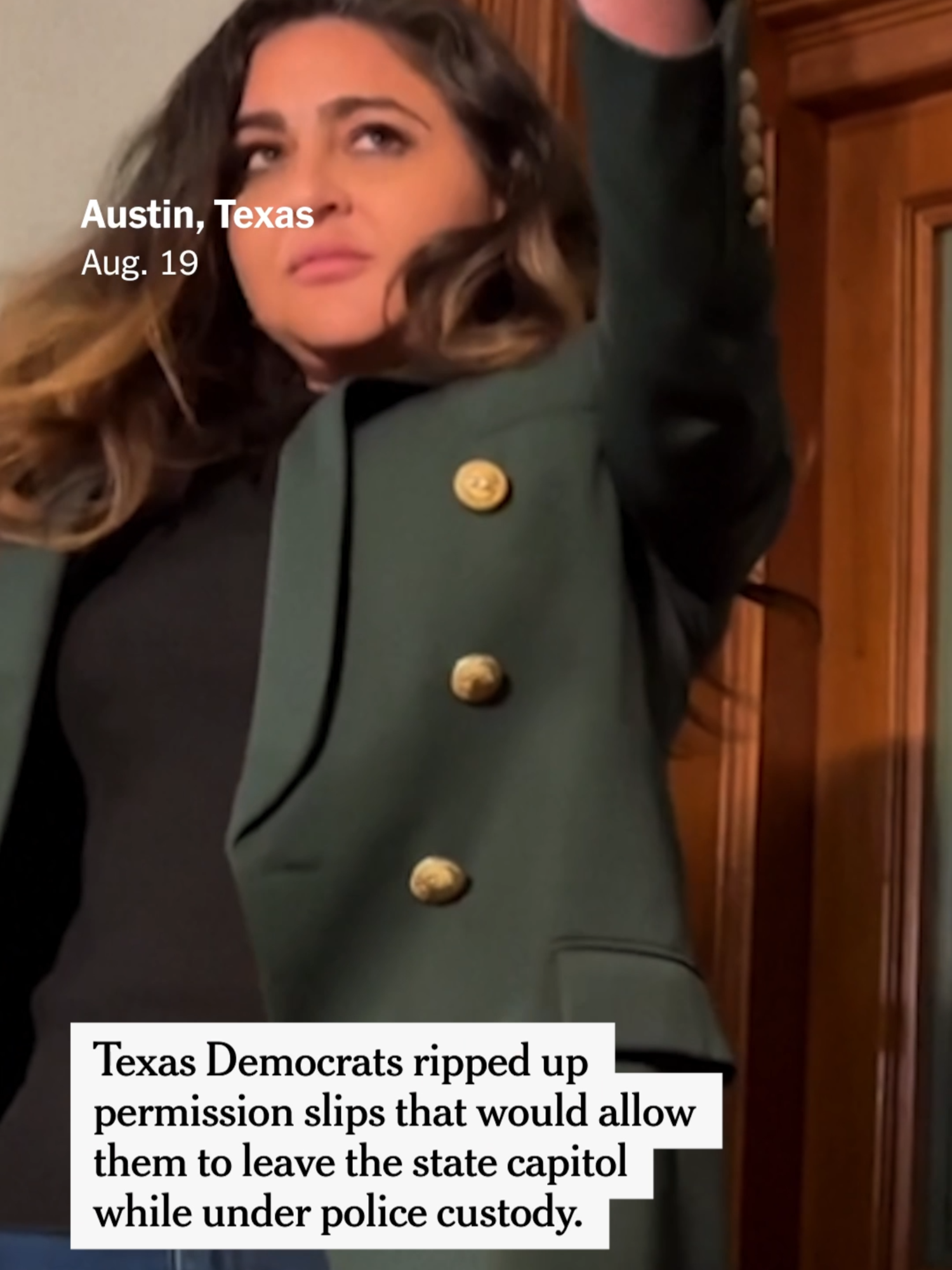 The police surveillance of Republican House leaders in Texas on Democratic colleagues marked the latest front in Texas’s redistricting battle. Several Democratic lawmakers spent the night in the House chamber to protest Republican tactics to pass the bill, which is expected to be voted on Wednesday. #Texas #Democrats #GOP #Trump