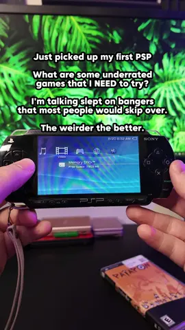 I love weird & obscure games #psp #playstation #2000snostalgia #retrogaming 
