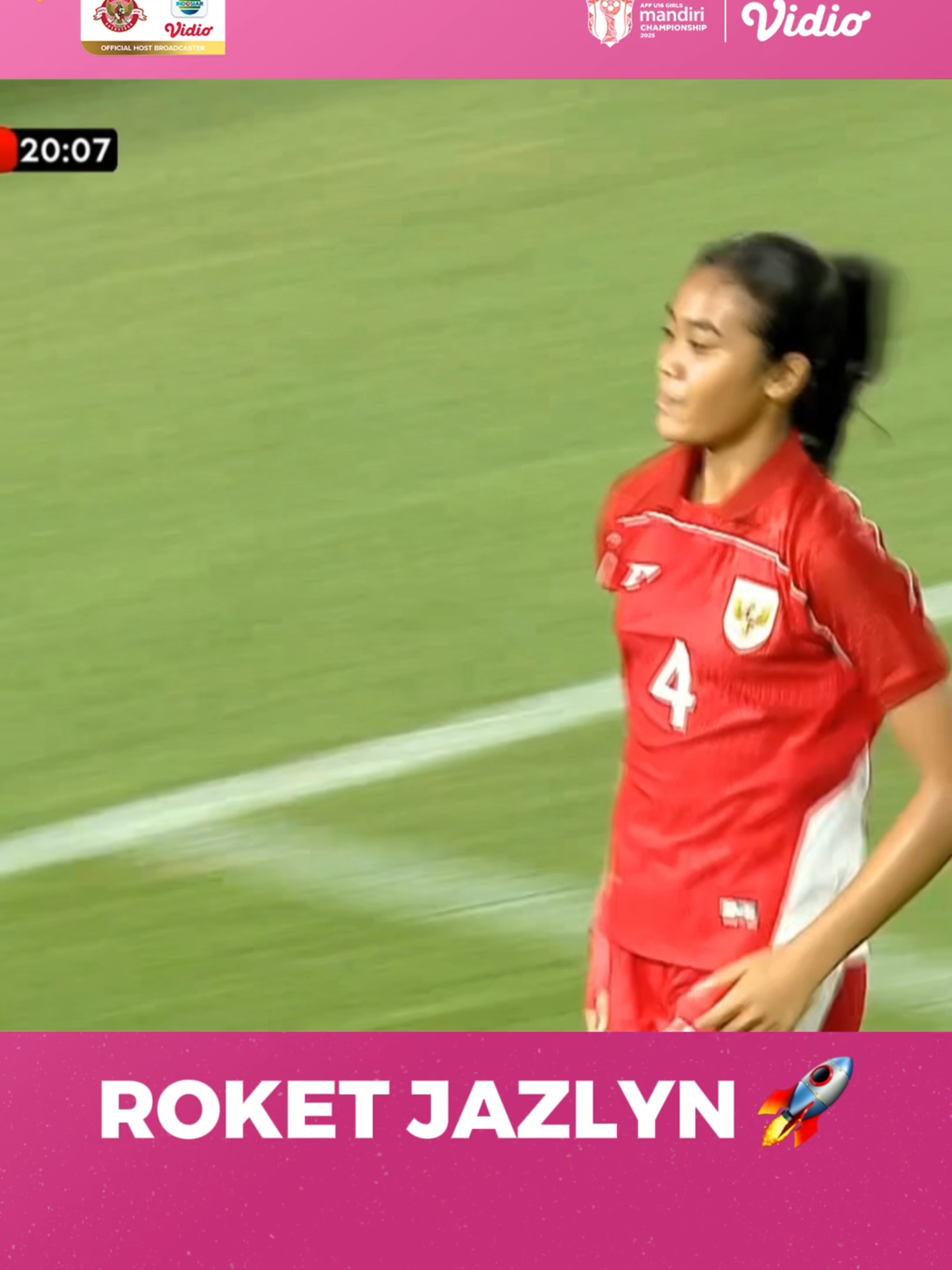 Capt Jazlyn mencetak gol spektakuler dengan tendangan bebas roket yang menakjubkan! 🔥🤩