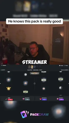 He knows this pack is really good #kickstreaming 