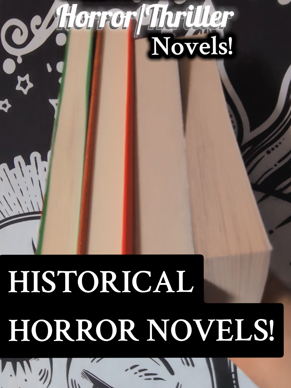 There's not enough historical horror books! Have you read any of these! #BookTok #horrorbooktok #horrorbooks #thriller #horror