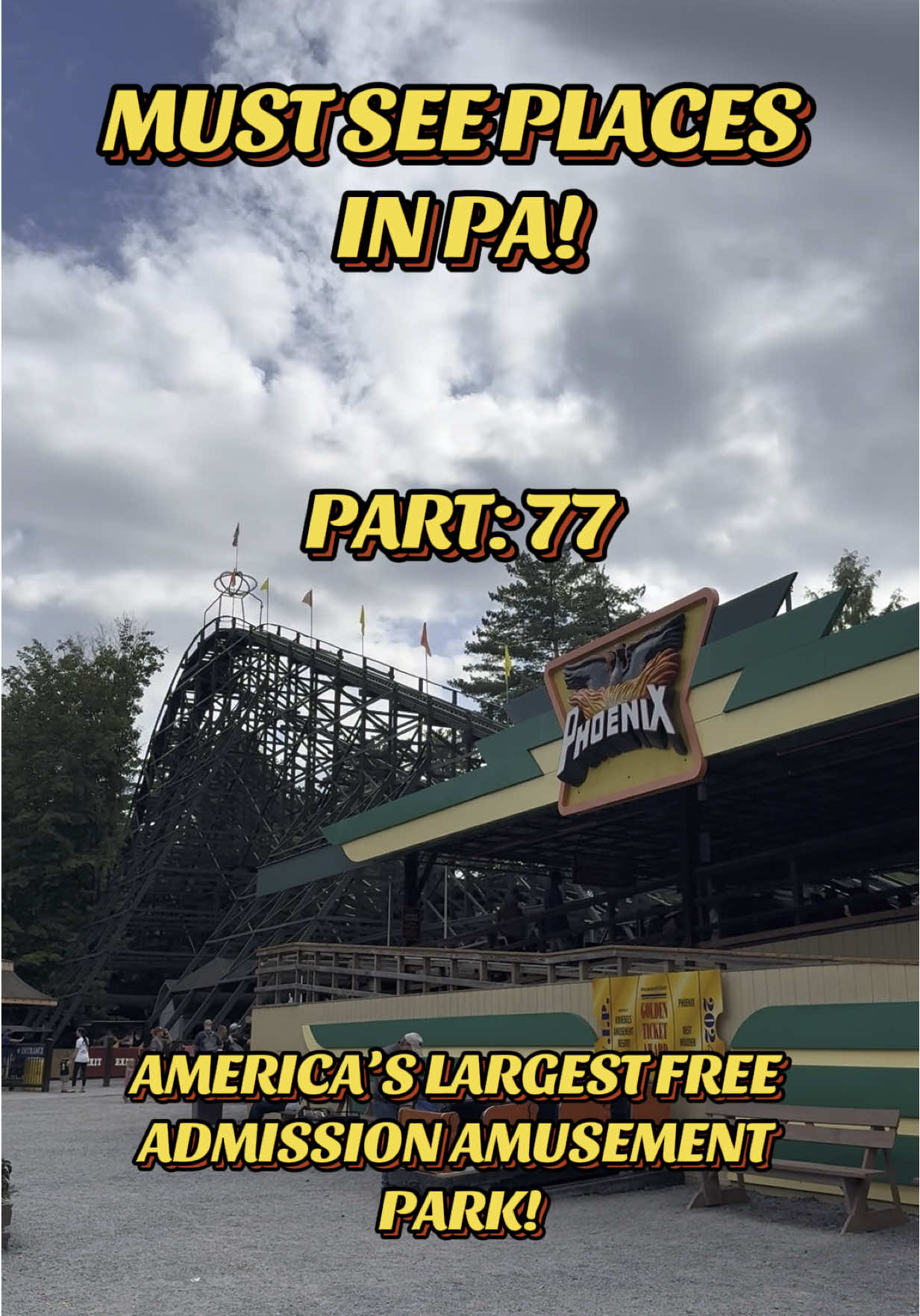 What’s your favorite ride @Knoebels ?!! Comment below!! 📍Knoebels Amusement Park  📌Elysburg, PA  ⭐️America’s Largest FREE admission amusement park! 🎟️ 🚘 Free Parking! -60+ Rides and attractions 🎢 -36 Different Food Spots🍔 -800+ Campsites 🏕️  #knoebels #knoebelsamusementpark #mustsee #amusementpark #travel #adventure #explore #rollercoaster #phonix #flyingcoaster 