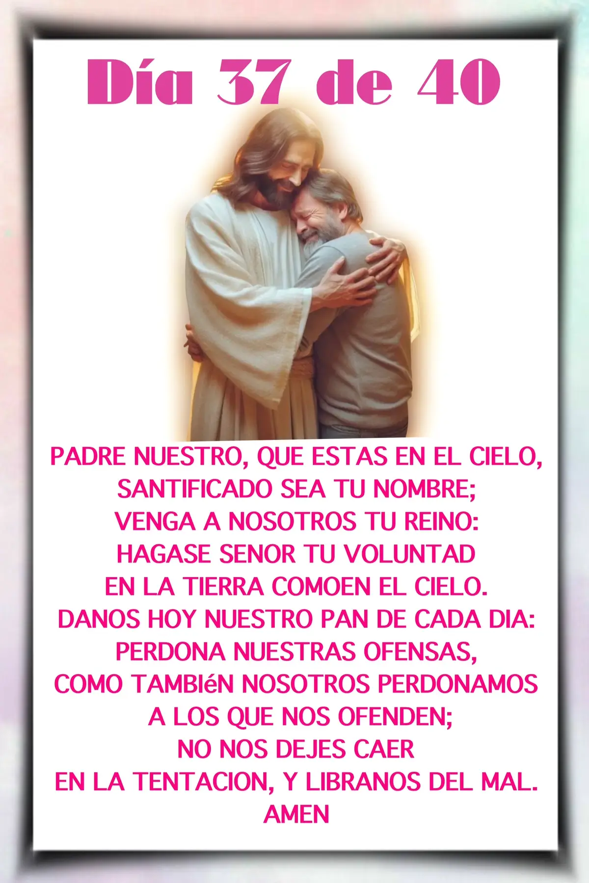 ✨🙏 Estamos a unos días de terminar esta cuarentena de oración de Padres Nuestros. Han sido días de entrega, de confianza y coneccion con Dios sigamos poniendo nuestra ✨FE✨en las manos de Dios Sigamos orando juntos, porque donde hay unidad en la fe, ahí se manifiesta la gloria de Dios. ✝️✨