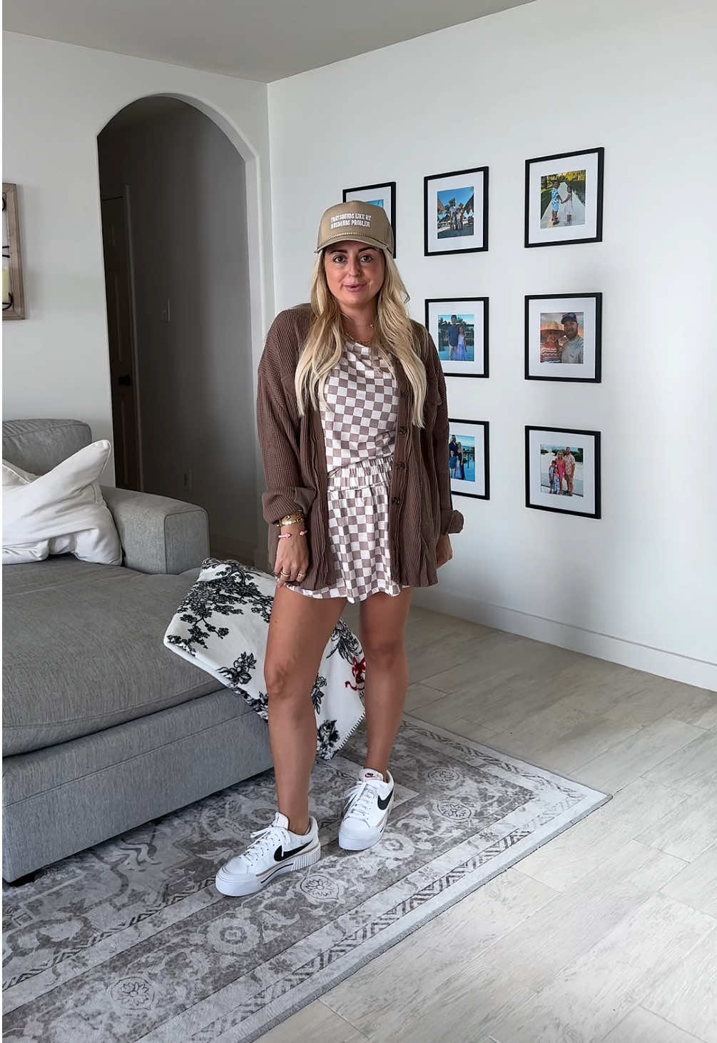 Waffle knit shacket!! #outfitinspo #shacket #fyp #tiktokshop 