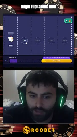 might flip tables now #yassuo #kickstreaming #roobet