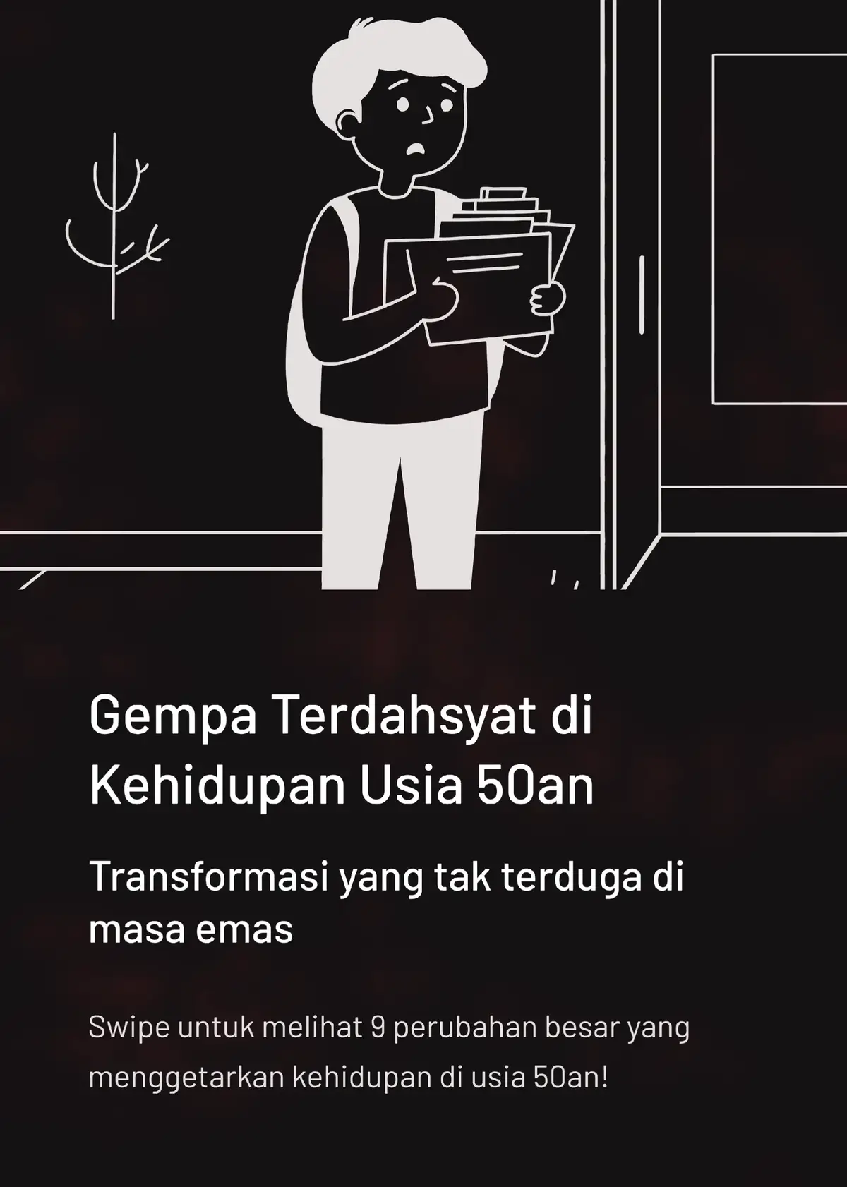 🌋 Gempa kehidupan di usia 50-an bukan sekadar goyangan kecil, tapi guncangan dahsyat yang bisa merobohkan jika tak siap. Rahasianya? Jangan melawan, tapi belajar berdamai dan memperkuat fondasi diri. Karena setelah badai, ada cahaya yang lebih indah.”✨💪 #GempaKehidupan #Usia50an #BijakMenjalaniHidup #SelfHealing #LifeWisdom 