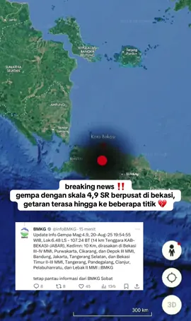 stay safe guys. #staysafe #gempa #breakingnews #fyp #viral 