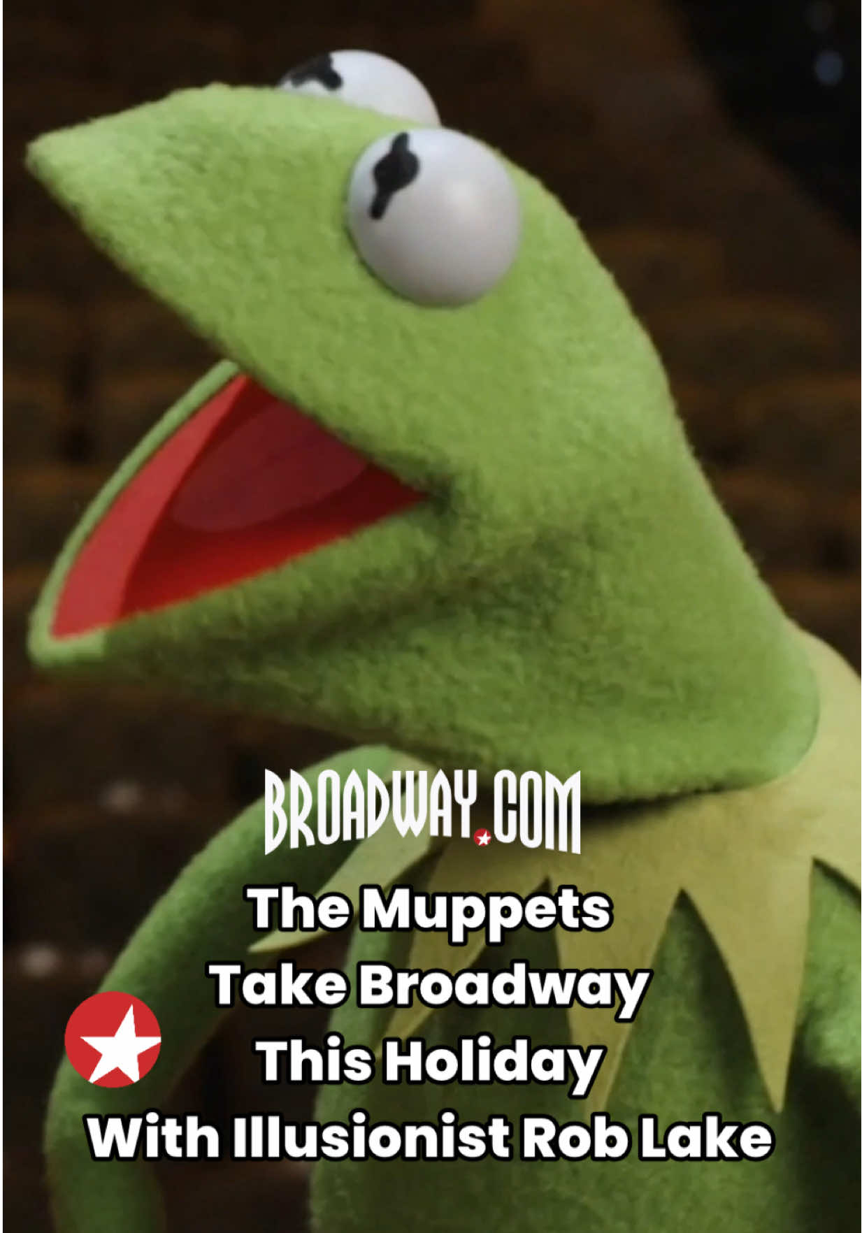 Kermit the Frog and his pals from The Muppets will join Illusionist Rob Lake as special guests in Lake’s Broadway show ROB LAKE MAGIC WITH SPECIAL GUESTS THE MUPPETS! Performances will run October 28th - January 18th at the Broadhurst this holiday season! For more info tap over to Broadway.com ✨ @Rob Lake @themuppetsofficial #kermit #kermitthefrog #magic #illusionist #broadway 