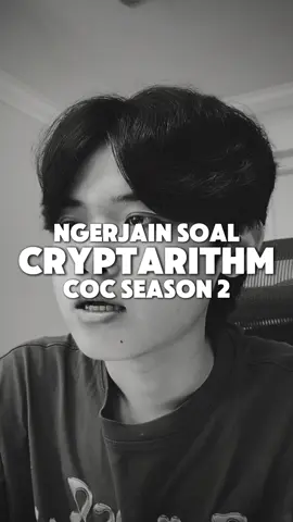 CRYPTARITHM LAGI LAGI DAN LAGI #Cryptarithm #CryptarithmWar #ClashOfChampions #ClashOfChampionsS2