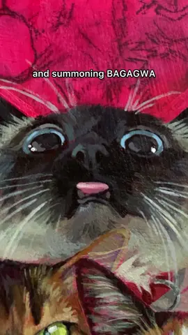 Merv has been added to The Sillies! :3 @Merv The Cat | Chad Jamian #cat #art #painting #silly #funny 