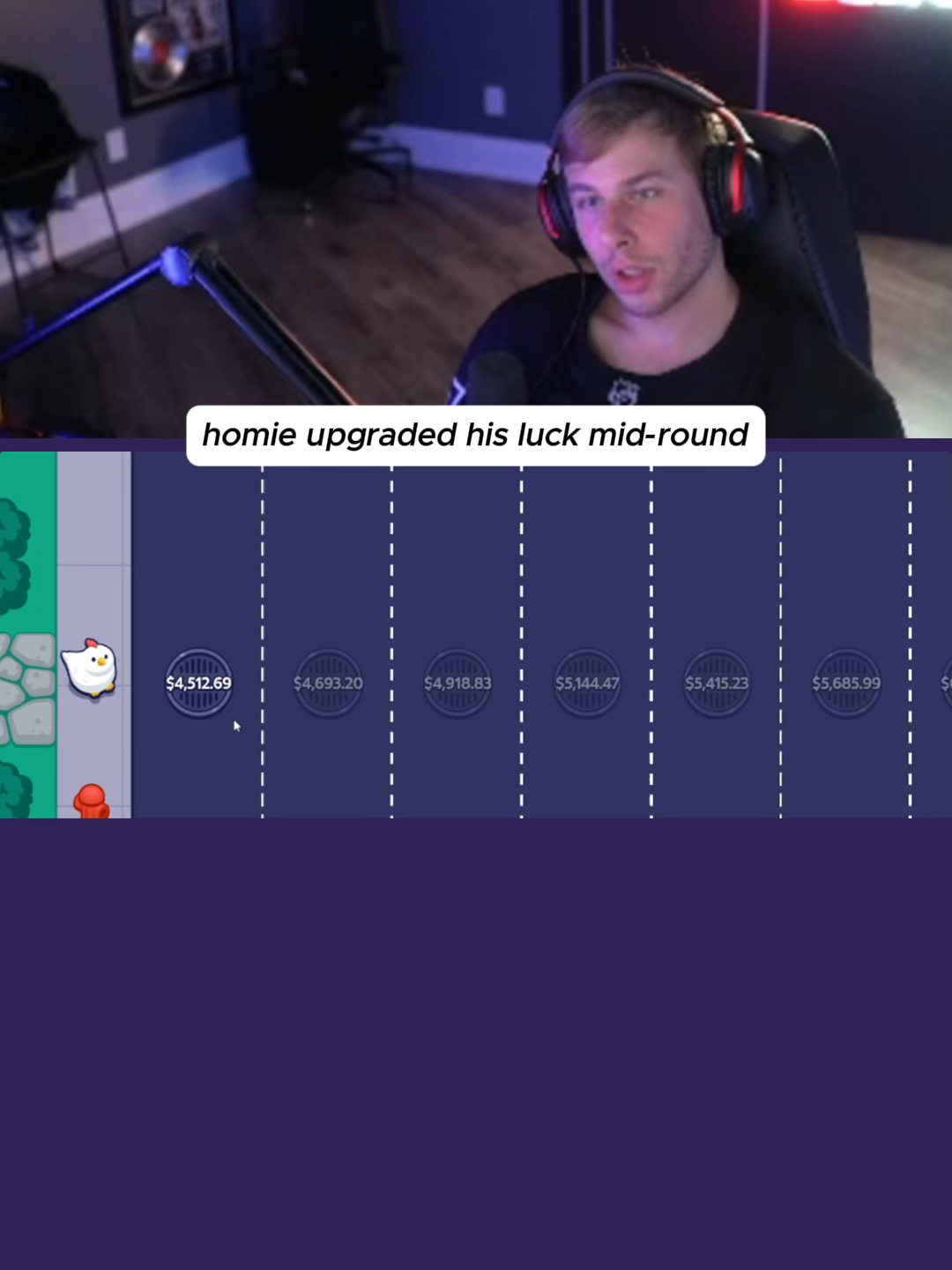 homie upgraded his luck mid-round..xd #viraltiktokvideo #fyppppppppppppppppppppppp #viraltoktok #lemmecook #xposed #makethisgoviral