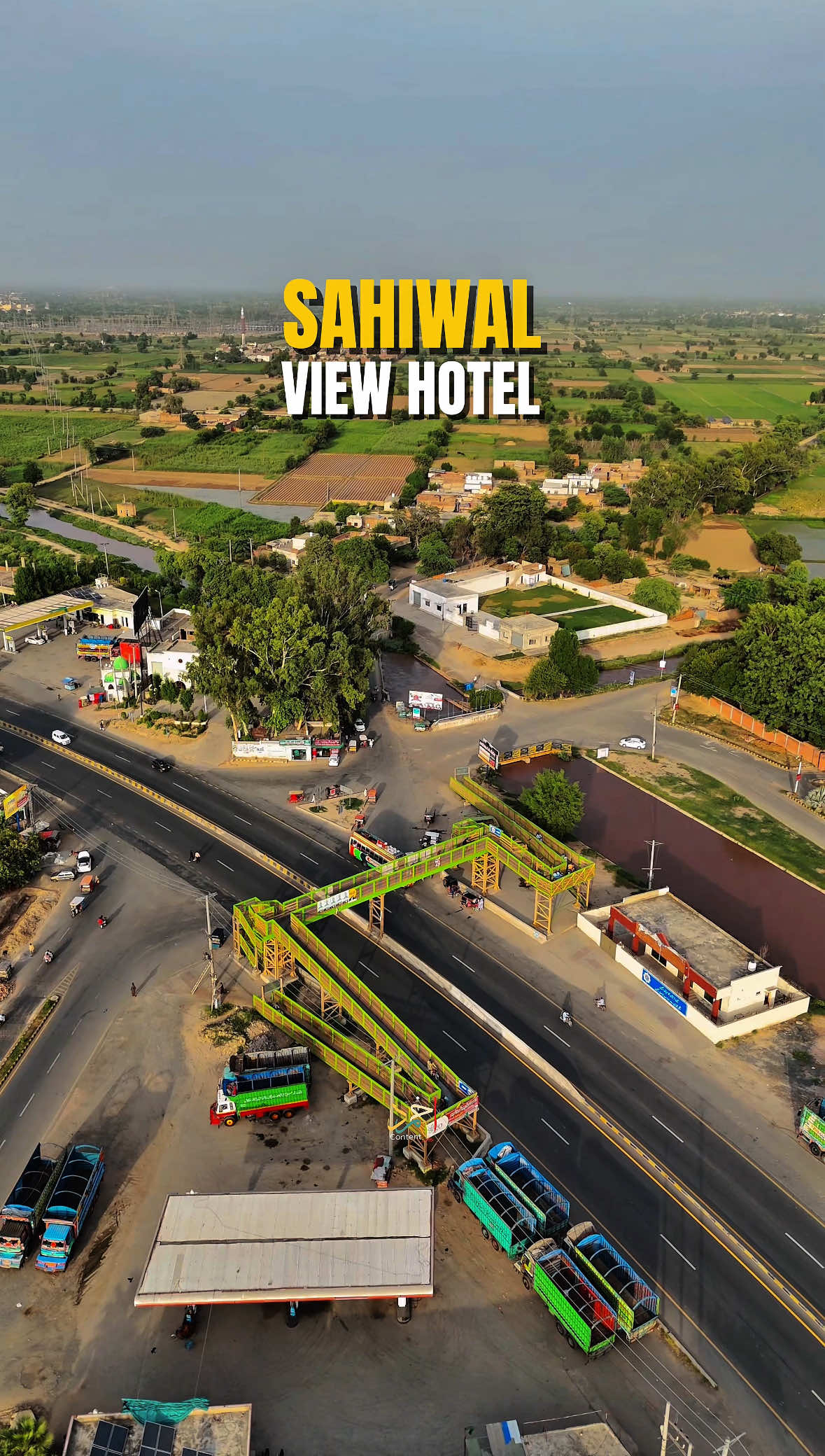 Sahiwal View Hotel Drone View ❤️ #viral_video #fyp #foryoupage❤️❤️ #sahiwal #viral 