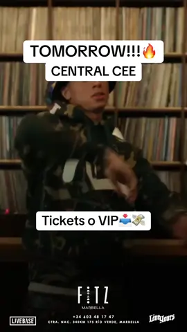 MAÑANA recibimos a CENTRAL CEE en DIRECTO en Fitz Marbella!!🔥 ¿Te lo vas a perder? Hablanos para conseguir los mejores tickets o VIP para esta fiesta!! #marbellalifestyle #marbellanightlife #marbella #fitz #fitzmarbella #centralcee 