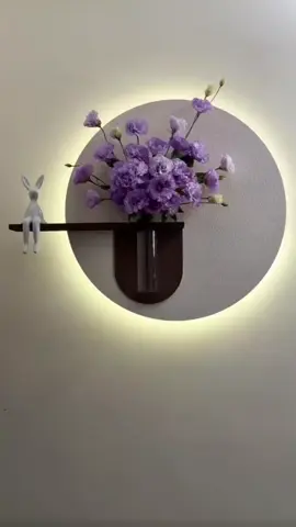 Tranh decor hiện đại có đèn led và bình cắm hoa treo phòng khách, phòng ngủ, quán cà phê siêu đẹp #tranhtreotuong #medecor #foryou 